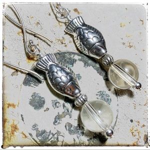 🌺OOAK Tide Flow Sterling Earwires by Susan A Ray